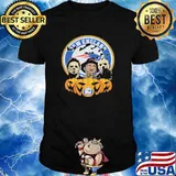 Freddy Krueger Michael Myers Jason Voorhees Pumpkin New England Patriots shirt