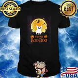 French Boo-Dog Dog Blood Moon French Bulldog Halloween T-Shirt