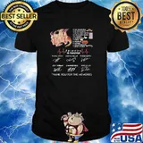 Friends is forever thank you for the memories signatures shirt