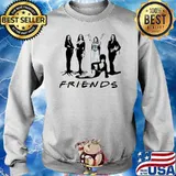 Friends squad goals Elvira lily munster morticia bride of Frankenstein halloween s Sweater