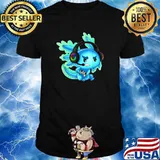 Gaming Axolotl Ambystoma Mexicanum Mexican Walking Fish T-Shirt