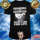 Grandma and grandson best partness in crime for life shirt