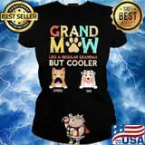 Grandmom like a regular grandma but cooler raider and sky s Ladies tee