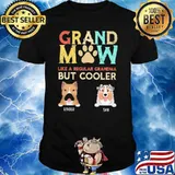 Grandmom like a regular grandma but cooler raider and sky shirt