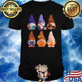 Halloween Gnomes Autumn Pumpkins Fall Holiday shirts