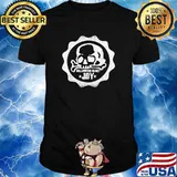 Halloween Scary Skull Spooky Skeleton Bone Cemetery T-Shirt