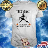 Halloween This Witch Can Be Bribed With Chocolate T-Shirt