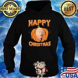 Happy christmas joe biden pumpkin s Hoodie