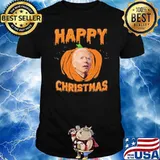 Happy christmas joe biden pumpkin shirt