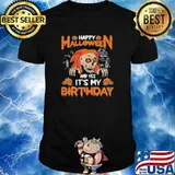 Happy Halloween And Yes It's My Birthday Skull Shirt