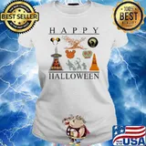 happy halloween mickey s Ladies tee