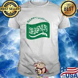 Happy Saudi Arabia Tree Swords National Day T-Shirt