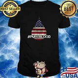 Hashtag Pure Blood American Flag T-Shirt