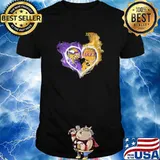 Heart Skull minnesota vikings vs los angeles lakers football Shirt