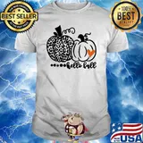 Hello Fall Pumpkin Lepoard Shirt