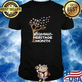 Hispanic Heritage Month 2021 Latin Flags T-Shirt