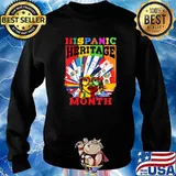 Hispanic Heritage Month Countries Latino Flags Vintage T-Shirt Sweater