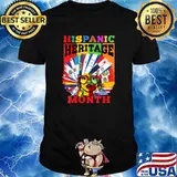 Hispanic Heritage Month Countries Latino Flags Vintage T-Shirt