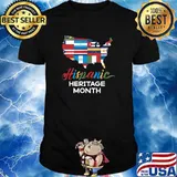 Hispanic Heritage Month Latin American Flags T-Shirt