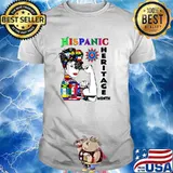 Hispanic Heritage Month Woman Latino Countries Flag T-Shirt