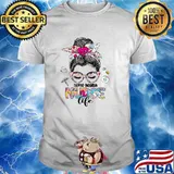 Home Health Nurse Life Messy Bun Stethoscope Nursing T-Shirt