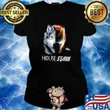House stark captain america wolf s Ladies tee