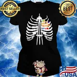 I Can Feel It In My Bones Art Bones Shirt Ladies tee