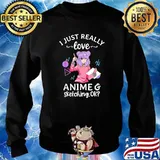 I Just Really Love Anime and Sketching Ok Cute Kawaii Anime T-Shirt Sweater