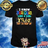 I know I do Math like a girl try to keep up shirt