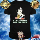 I Like Animals More Than People Shirt