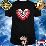 I Love Beer Red Bottle Cap Heart T-Shirt