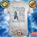 I'm Not A Window I'm a Wife To A Husband With Wings Shirt