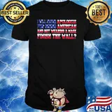 I will never apologize for being american and not wearing a mask finish the wall american flag shirt