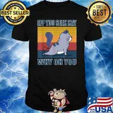 If you see kay why oh you yoga retro cat T-Shirt