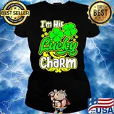 Im his lucky charm st patrick day s Ladies tee