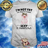 Im not fat im just so freakin sexy it overflows pif leopard ribbon shirt