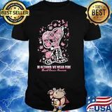 In October We Wear Pink For Breast Cancer Awareness snoopy shirt