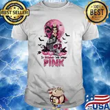 In October We Wear Pink Skull Pumpkin Shirt