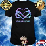 It's Okay If The Only Thing You Do Today Is Breathe Your Life Matters Hologram Shirt