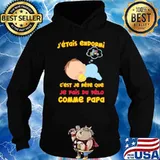 J'ÉTAIS ENDORMI EST JE REVE QUE JE FAIS DU VELO COMME PAPA bABY CYCLE SHIRT Hoodie