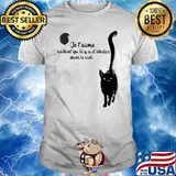 Je t'aime autant qu'il y a d'étoiles dans le ciel cat quote shirt