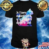 Je t'aime autant qu'il y a d'étoiles dans le ciel cat shirt