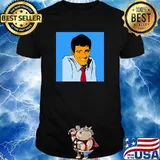 Jean-Paul Belmondo Cut paper on board T-Shirt