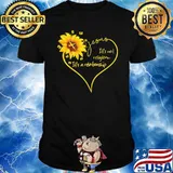Jesus It's Not Religion It's A Relationship Sunflower Heart Shirt