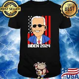 Joe Biden 2024 American Flag 2021 Shirt