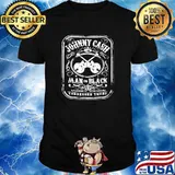 Johnny cash man in black tennessee threes T-Shirt