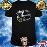 Just Married 30 Years Ago 30th Wedding T-Shirt