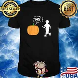 Kid Pumpkin Carving Comics Halloween T-Shirt