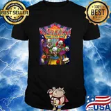 Killer Klowns frrom Outer Space Skull Halloween T-Shirt