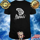 Lana’i Island with Historical Places’ Names, Lanai Hawaii T-Shirt